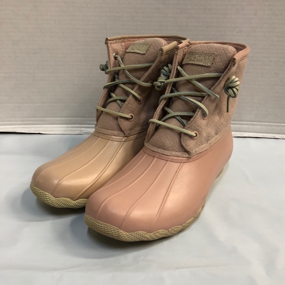 Women’s SPERRY Saltwater Pink Duck Boot
